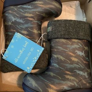 Stride Rite 360 Toddler and Little Kid Boys Gecko Rain Boot